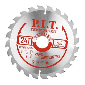 P.I.T. Диск пильный по дереву 200x32/30x2,2 мм 24T, тип зуба ATB (ACTW10-200T24)