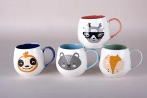 КОРАЛЛ Кружка 350мл Анималс (микс 4 диз) 6139