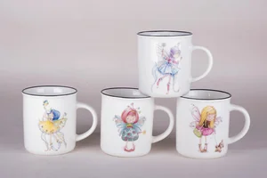 КОРАЛЛ Кружка 330мл Феечки (микс 4 диз) 8067