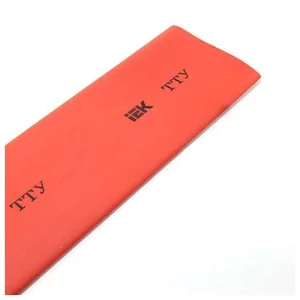 Трубка термоусаживаемая ТТУ 3/1.5 красная (1м)