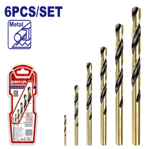 Emtop Набор сверл по металлу HSS 6шт ETDBB11065