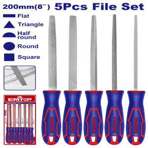 Emtop Набор напильников 5шт ESFSS0501