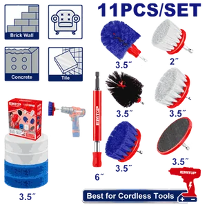 Emtop Набор насадок для чистки на дрель 11шт ЕСВ1101