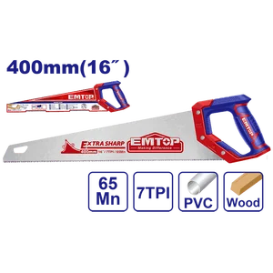 Emtop Ножовка по дереву EHAS4002