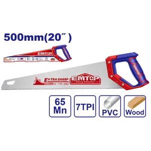 Emtop Ножовка по дереву EHAS5002