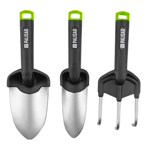 Palisad Набор садового инструмента, стальной, полипропиленовые рукоятки, 3 предмета, BASE 62069