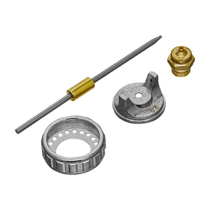 Matrix Ремкомплект для краскораспылителя 4 предмета: сопло 2,0 мм, игла, форсунка, зажим сопла 57392