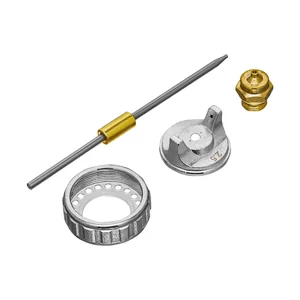 Matrix Ремкомплект для краскораспылителя 4 предмета: сопло 2,5 мм, игла, форсунка, зажим сопла 57393