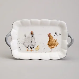 Lefard Блюдо Funny Hens 23,5*14*2,5 См 358-2291