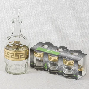 ГУСЬ ХРУСТАЛЬНЫЙ Набор для водки 7пр. Греческий узор EAV03-1160/837