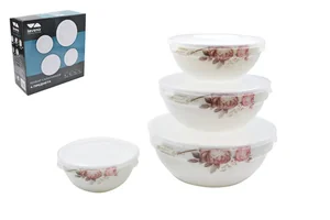 Lavenir Набор салатников 4пр «Чайные розы» SW-4T YF20032