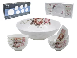 Lavenir Набор салатников 7пр «Чайные розы» 7PCS YF20032