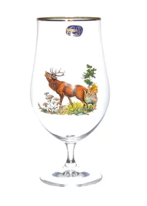 BOHEMIA Пивная кружка Кристалекс 550 мл (лось) 52968 (Чехия)