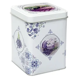 DELTA Банка жестяная "Лаванда 5" 0,86 л П87*87h114v086-01998