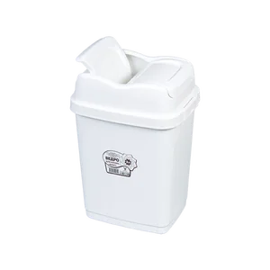 АР ПЛАСТ Ведро для мусора 8л ФЛИП БЕЛЫЙ А023
