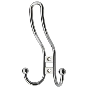 Крючок-вешалка № 12 хром эффект