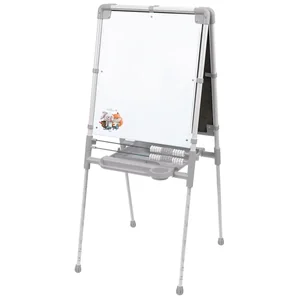 НИКА Мольберт-доска знаний 1 Наши детки ДЗМ1/СР серый