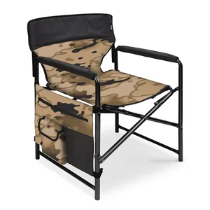 НИКА Кресло складное КС2/К камуфляж коричневый/черный