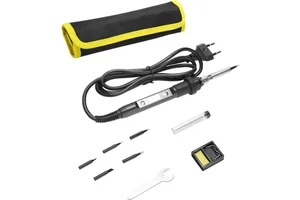 DEKO Паяльник цифровой SI11 80Вт/220В в сумке + набор аксессуаров, 8 шт