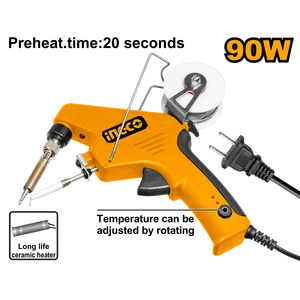 INGCO Паяльник с устройством подачи припоя 90 Вт SI016732 INDUSTRIAL