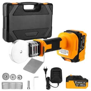 DEKO Аппарат для сварки пластиковых труб аккумуляторный в кейсе R-DKCPW20V (20В, 2*4.0Ач, ЗУ, кейс)