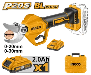 INGCO Аккумуляторный секатор 20 В Li-Ion CSSLI203083 INDUSTRIAL