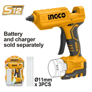 INGCO Аккумуляторный термоклеевой пистолет CGGLI1201
