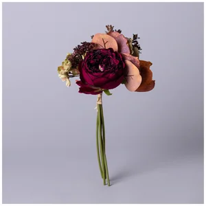 Lefard Цветочная Композиция Из Пионов Длина=26см , Цвет Лиловый 535-364