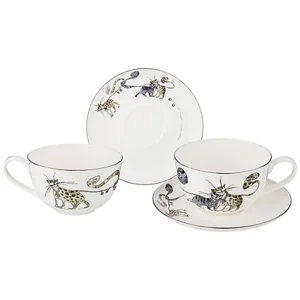 Lefard Чайный набор КОТИКИ на 2 пер. 4 пр. 300 мл 86-2315