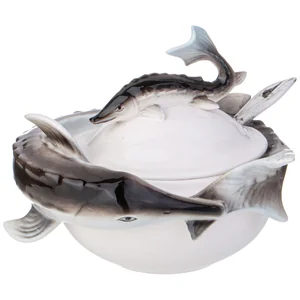 Lefard Икорница с ложечкой ОСЁТР 12,5*11 см, 58-270