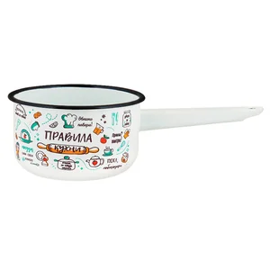 Appetite Ковш эмал 1,5л цил без/кр Правила кухни 1с42с