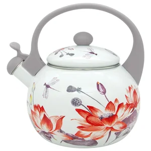 Appetite Чайник эмал 2,0л со свистком Lotus FT7-LT