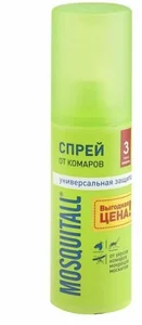 Спрей от комаров 100мл MOSQUITALL