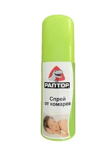 Спрей от комаров 100мл РАПТОР