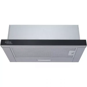 OASIS Вытяжка кухонная UV-60G черное стекло