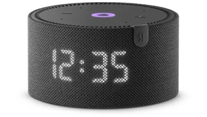 Yandex Умная колонка НОВАЯ СТАНЦИЯ МИНИ (C ЧАСАМИ)  ЧЕРНАЯ (YNDX00020K)