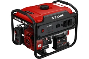Ставр Генератор бенз. 3500/3200 Вт, 230В, 50Гц, эл.стартер + ручной, STAVR SEG 3500E