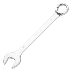 Сибртех Ключ комбинированный 50мм, никелированный 14928