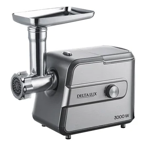 DELTA Мясорубка электрическая 3000 Вт LUX DE-603M серая