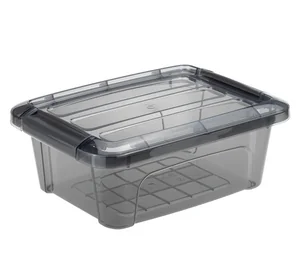 М-ПЛАСТИКА Конт 1,2 л КИП ЧЕРНЫЙ/ПРОЗР для хранения с ЗАМКАМИ М 2332