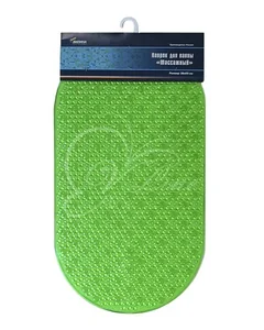 VILINA Коврик для ванны МАССАЖНЫЙ ЗЕЛЕНЫЙ С 38*69см 6807
