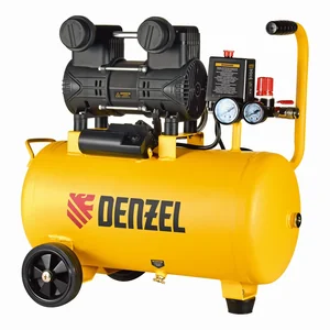 Denzel Компрессор безмасл. малошумный DLP-950/24, 950Вт,24 л, 2850 об/мин, 170 л/мин 58142