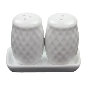 МФК-профит Набор солонка и перечница Жемчужная волна с подставкой, MFK07957