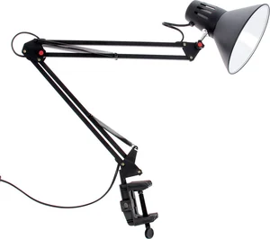 Б/У Лампа настольная на струбцине Черная