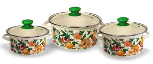 КМК Набор кастрюль (6пр.) "Цитрус-1-Экстра" слоновая кость