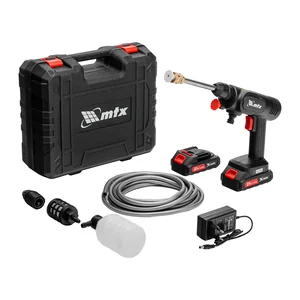 Matrix Моечная машина высокого давления аккумуляторная А-21-02, 40 бар, 4 л/мин, Li-ion 21 В, 2 акк. 58211