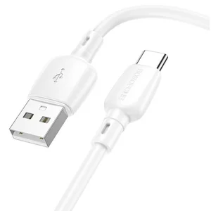 BOROFONE BX93/ USB кабель Type-C/ 1m/ 3A/ White