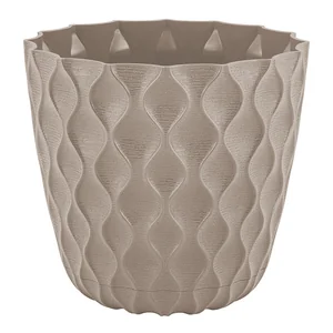 Delta Горшок для цветов InGreen Wave с дренажной сеткой и съемным поддоном 4,7 л, 205 мм IG650310105 французский платан