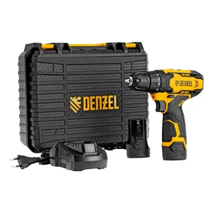 Denzel Дрель-шуруповерт аккумуляторная CDQ-12, Li-Ion, 12 В 26106