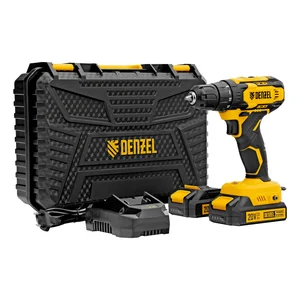 Denzel Дрель-шуруповерт аккумуляторная CDQ-20, Li-Ion, 20 В 26118